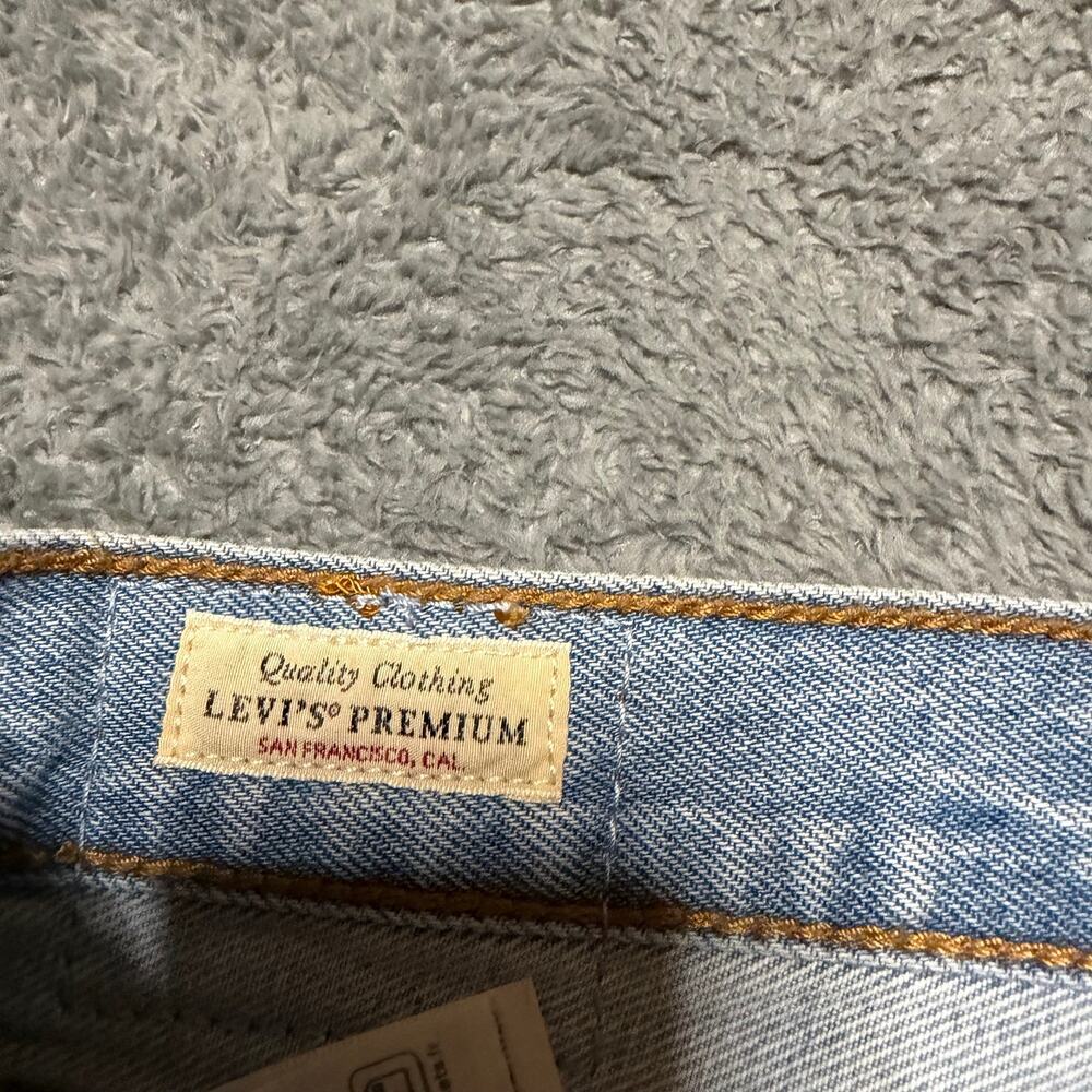 Levis Icon Skirt Denim Womens 28 Mini Skirt Blue Premium - Picture 5 of 9